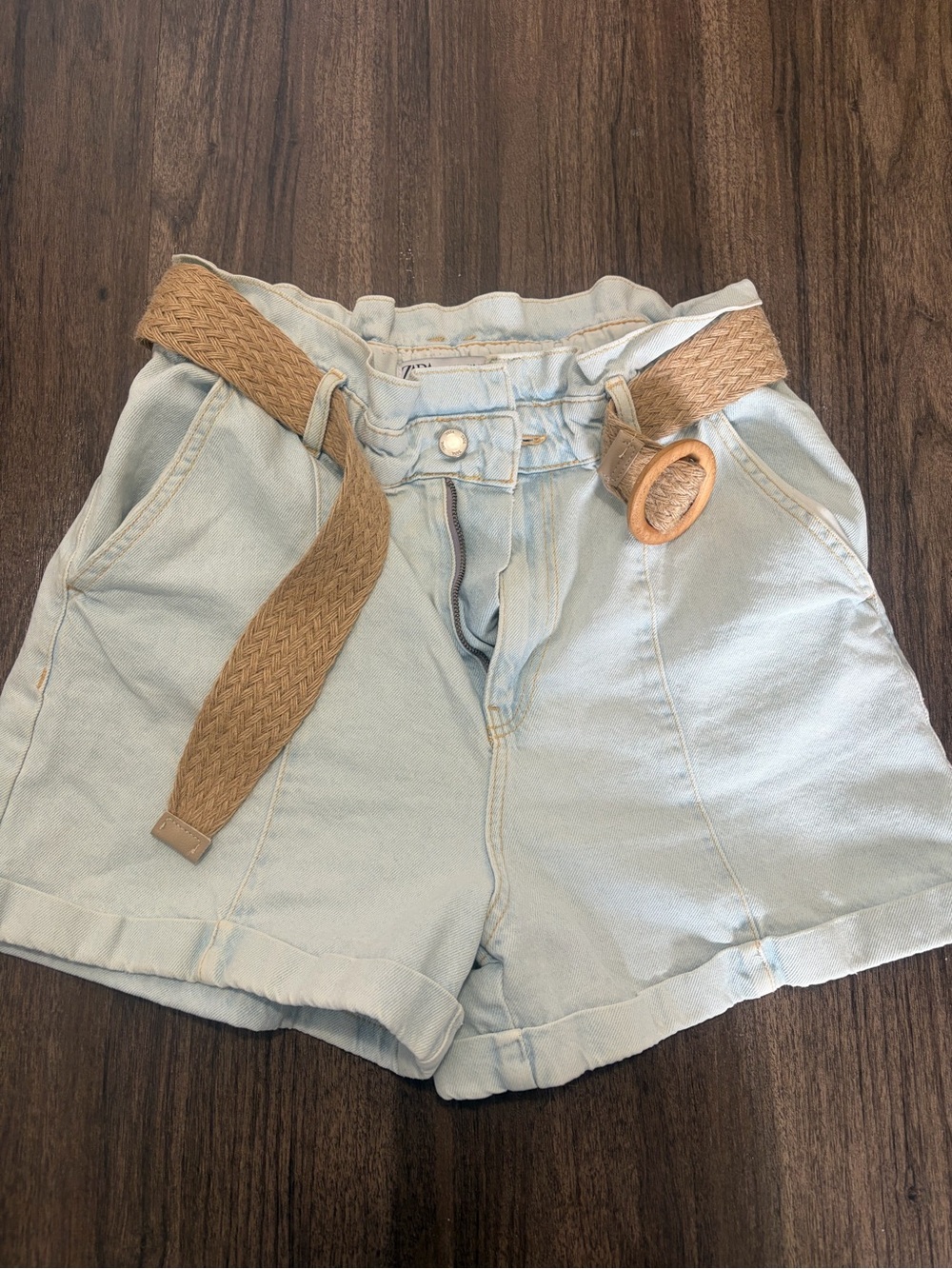 Zara high waisted shorts